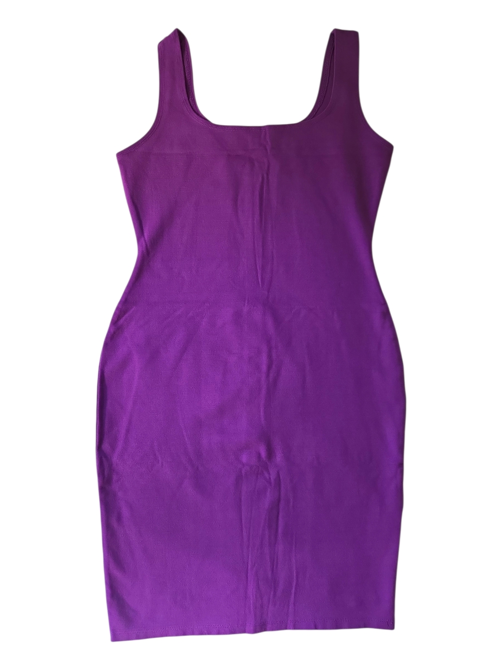 Woman Iris Vibrant Purple Bodycon Dress Size M